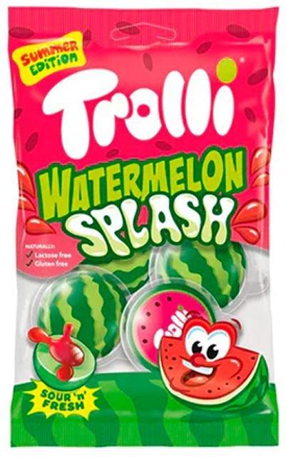 Мармелад жевательный Trolli арбуз 75 гр., флоу-пак