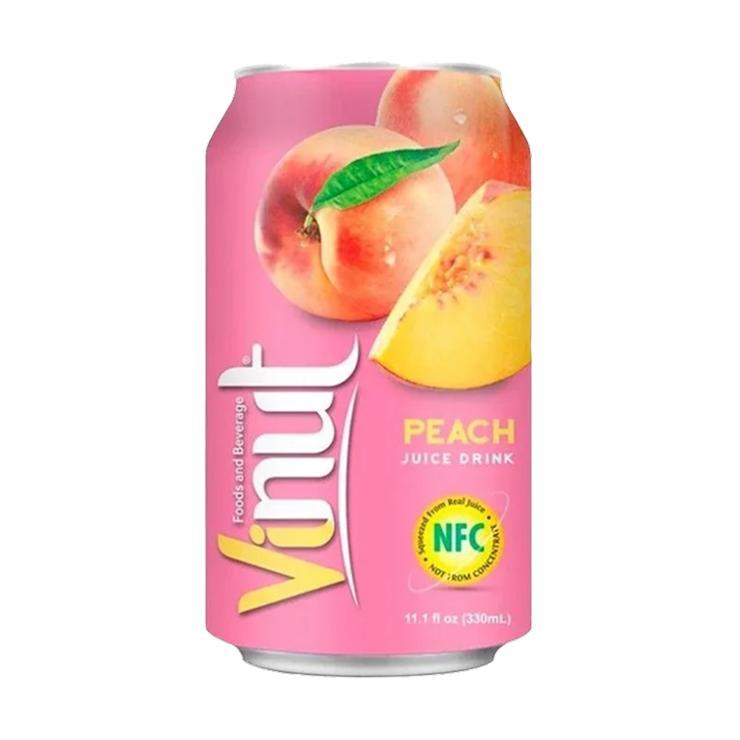 Напиток сокосодержащий Vinut juice drink персик 330 мл., ж/б