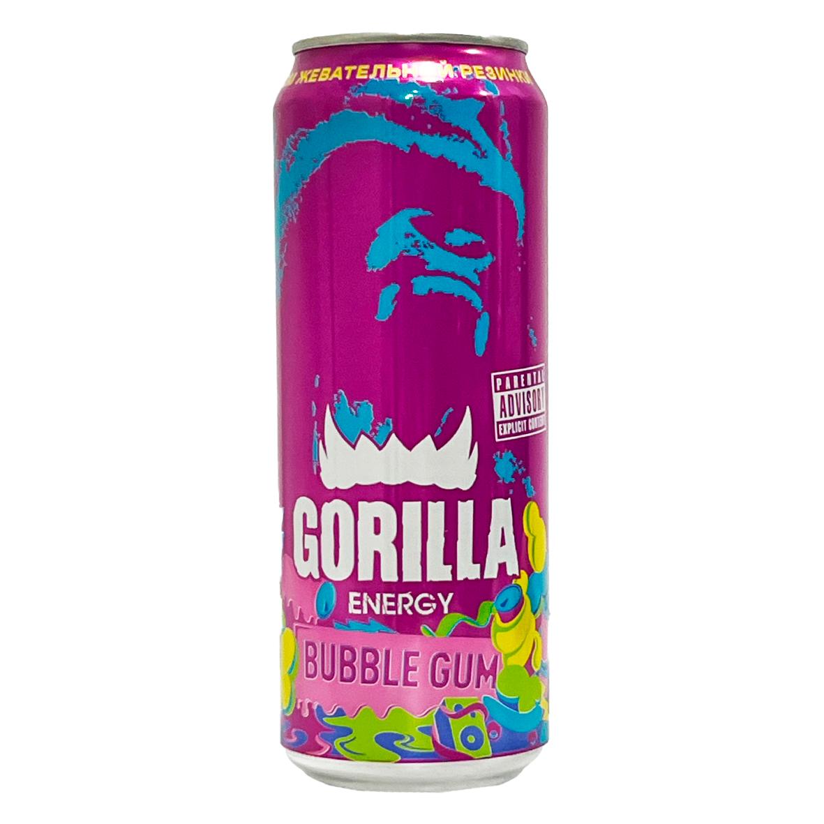 Напиток энергетический Gorilla жевательная резинка 450 мл., ж/б