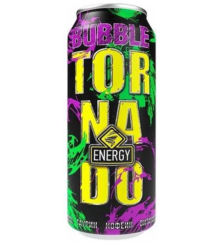 Напиток энергетический Tornado Energy Bubble 450 мл., ж/б