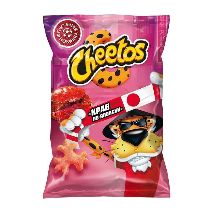 Палочки кукурузные Cheetos краб по-японски 85 гр., флоу-пак