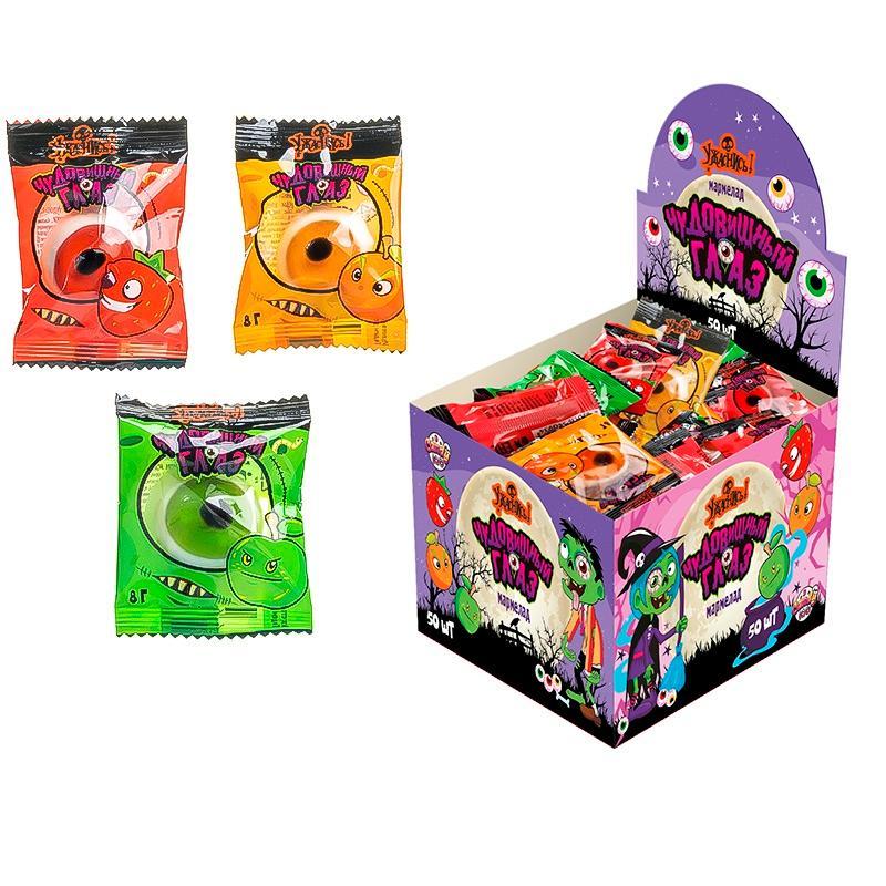 Мармелад жевательный Чудовищный глаз 400 гр., картон