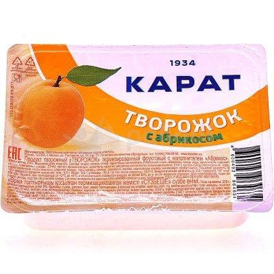 Творожок Карат персик 9% 230 гр., пластик