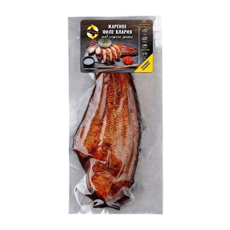 Филе клариевого сома Рыба дивная жареное под соусом унаги з/м 320 гр., вакуум