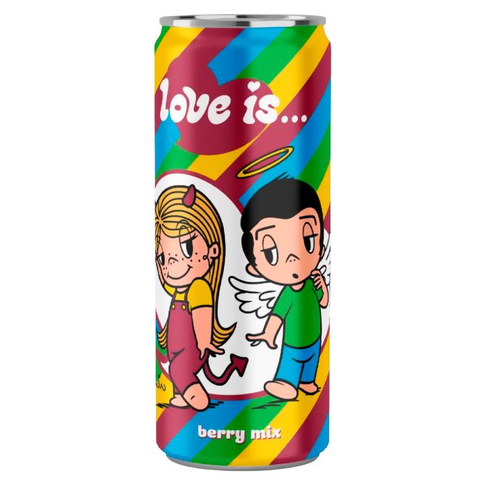Напиток газированный Love is... ягодный микс 330 мл., ж/б