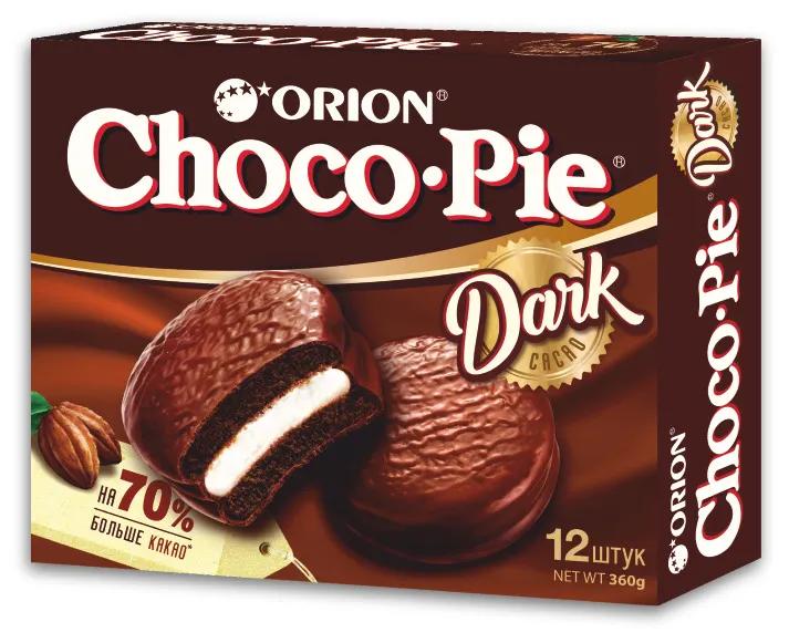 Печенье Orion Choco Pie Dark 360 гр., картон