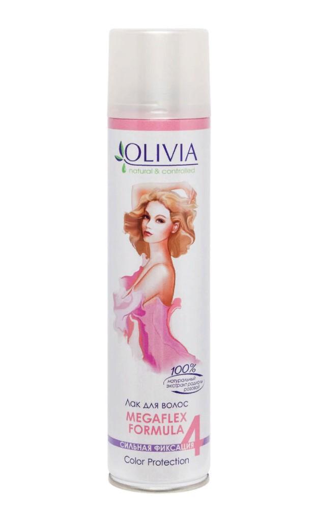 Лак для волос Olivia сильной фиксации родиолы розовой, 250 мл., аэрозоль