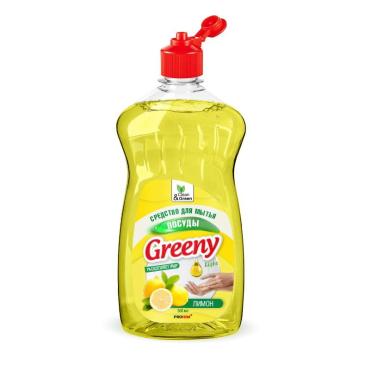 Средство для мытья посуды Clean&Green Greeny Light,1 л., ПЭТ