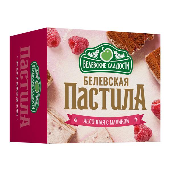 Пастила Белёвская с малиной, Белёвские сладости, 175 гр., картон