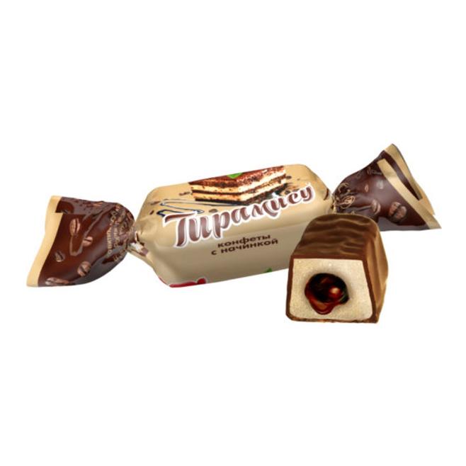 Конфеты Шоколадная Магия Тирамису 1 кг., флоу-пак
