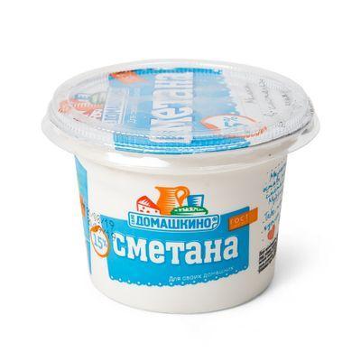 Сметана Село Домашкино 15% 170 гр., ПЭТ