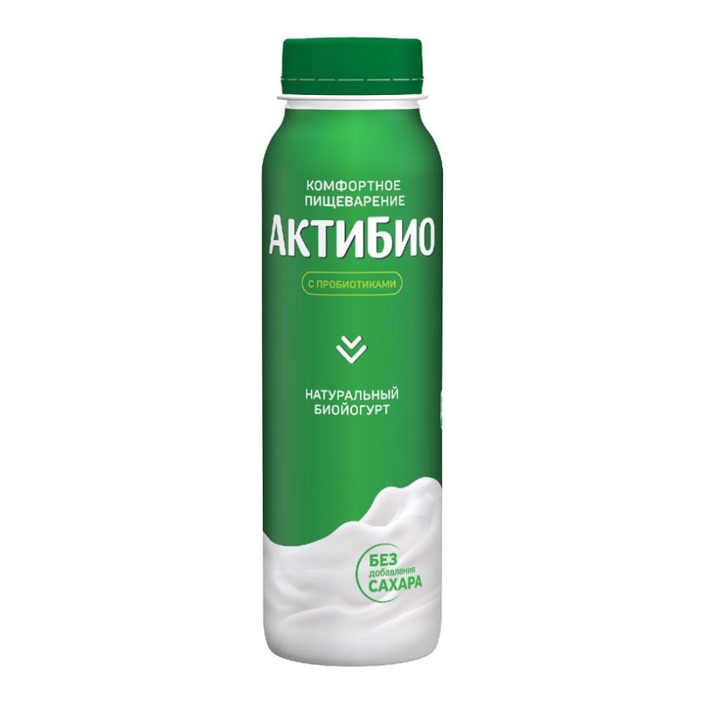 Йогурт питьевой Актибио Натуральный 1,8% 260 гр., ПЭТ