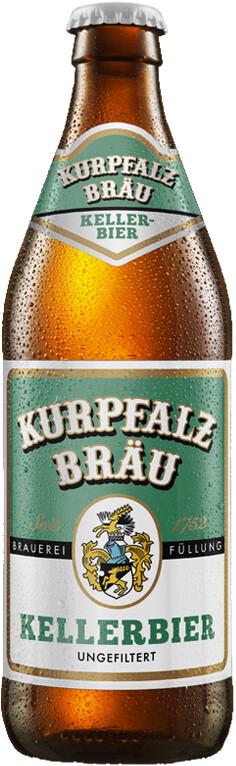 Пиво Kurpfalz Brau Kellerbier светлое алк 4.9%, 500 мл., стекло