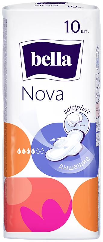 Прокладки Bella Nova AIR softiplait 10 шт., флоу-пак