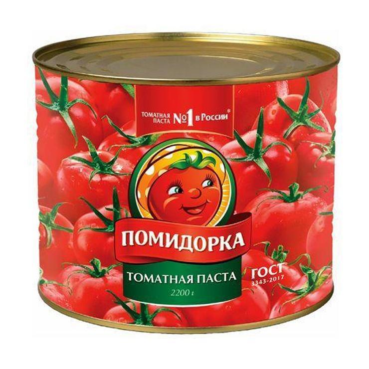 Томатная паста Помидорка 30% 2,2 кг., ж/б