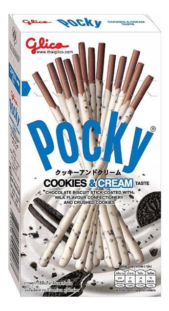 Палочки бисквитные Pocky Cookies & Cream 20 гр., картон