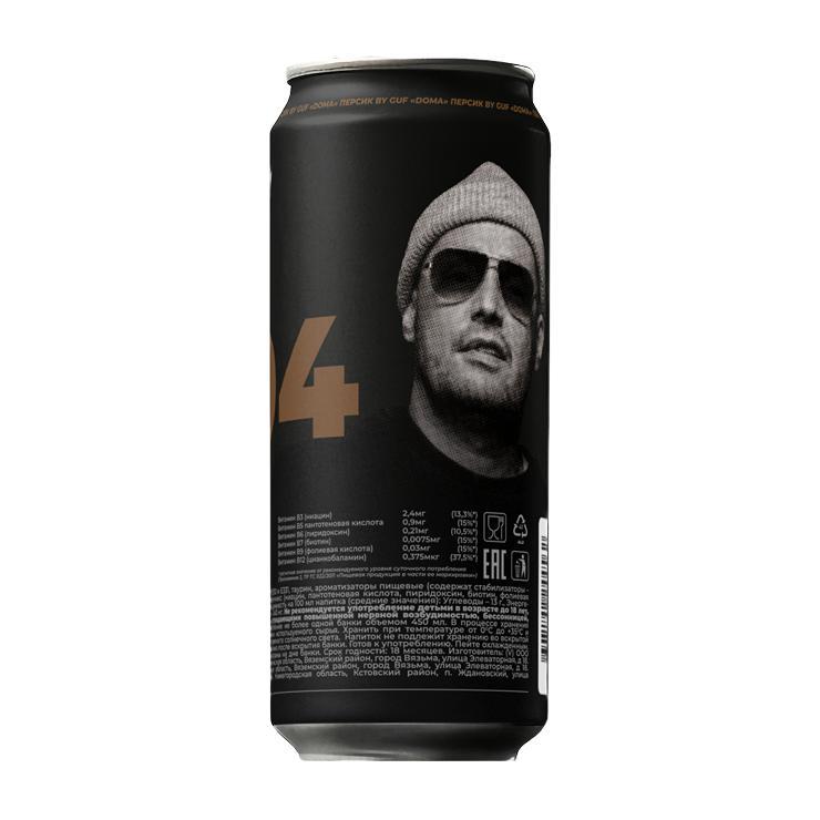 Напиток энергетический DOMA персик By GUF 450 мл., ж/б