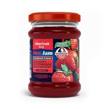 Джем Slim Fruit клубника Slim Jam, 250 мл, стекло