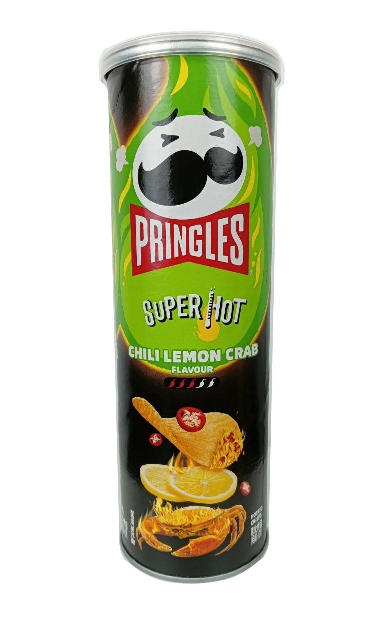 Чипсы Pringles cо вкусом лимона и краба 110 гр., туба