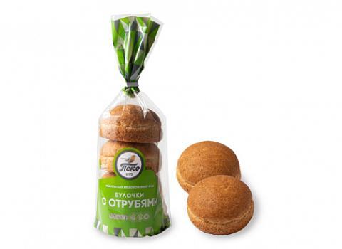 Булочка с отрубями в/с (4х0,05) ПЕКО 200 гр., пакет