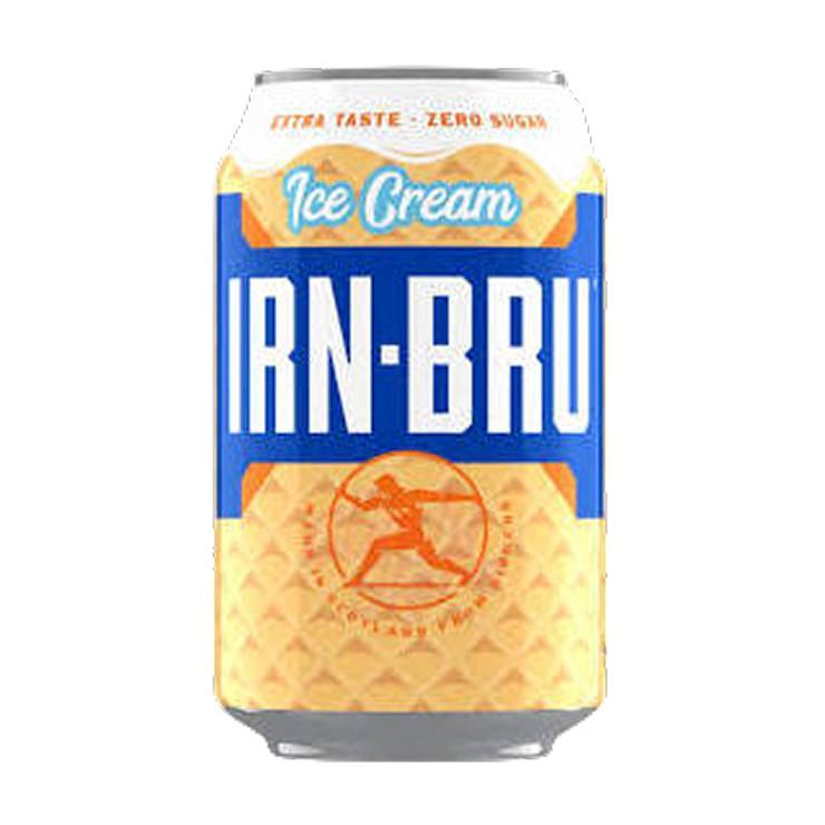 Напиток газированный IRN BRU EXTRA Ice Cream Zero Sugar 330 мл., ж/б
