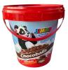 Шарики Jimmy Chokoballs бисквитные покрытые молочным шоколадом, 400 гр., пластиковое ведро