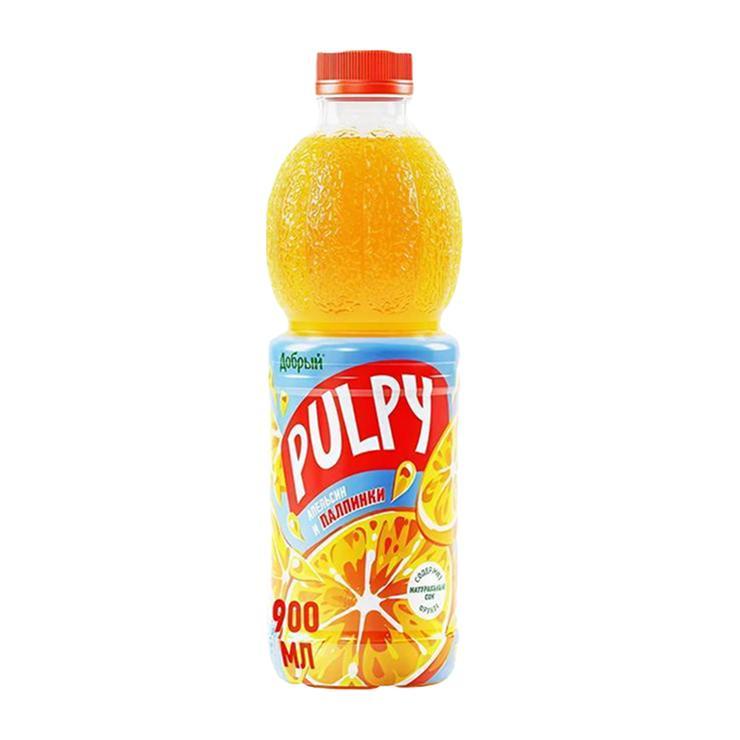 Напиток сокосодержащий Pulpy апельсин 900 мл., ПЭТ