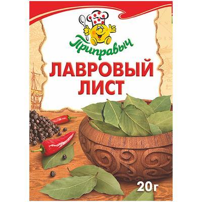 Лист лавровый Приправыч, 20 гр., картон