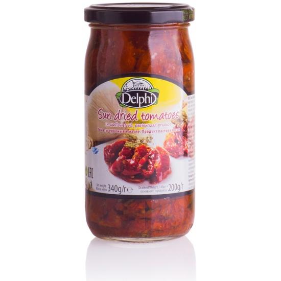 Томаты Delphi сушеные в масле 340 гр., стекло