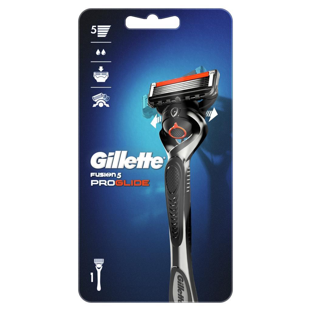 Бритвенный станок Gillette Fusion Proglide с технологией FlexBall с 1 сменной кассетой, блистер