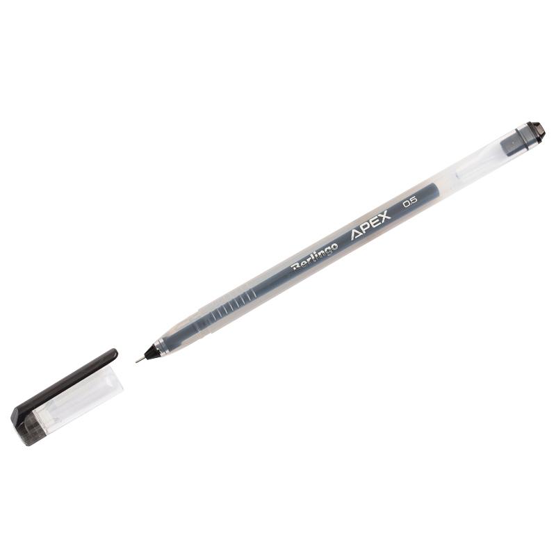 Ручка гелевая Berlingo Apex, черная, 0,5мм