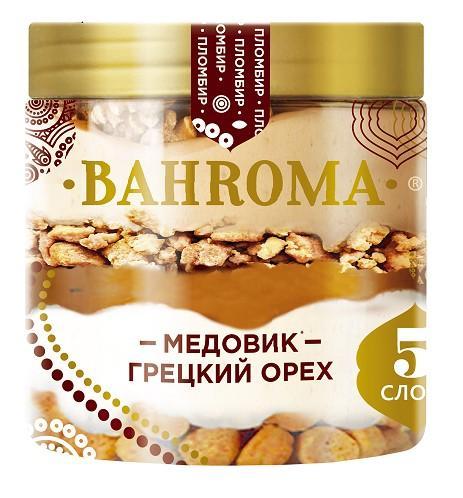 Мороженое Bahroma Пинта Медовик-Грецкий орех 320 гр., ПЭТ