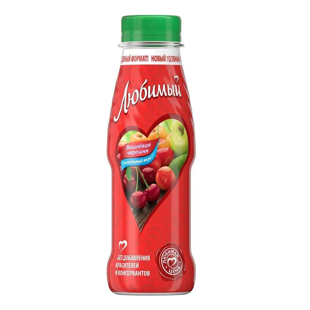 Напиток сокосодержащий Любимый вишневая черешня 300 мл., ПЭТ