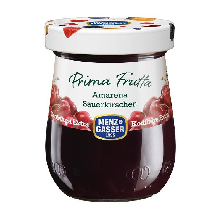 Конфитюр Menz & Gasser Prima Frutta Экстра вишня 340 гр., стекло