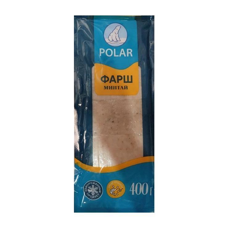 Минтай фарш Polar порционный 400 гр., вакуум