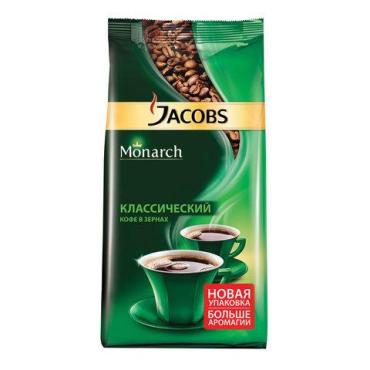 Кофе Jacobs Monarch в зернах, 250 гр., дой-пак