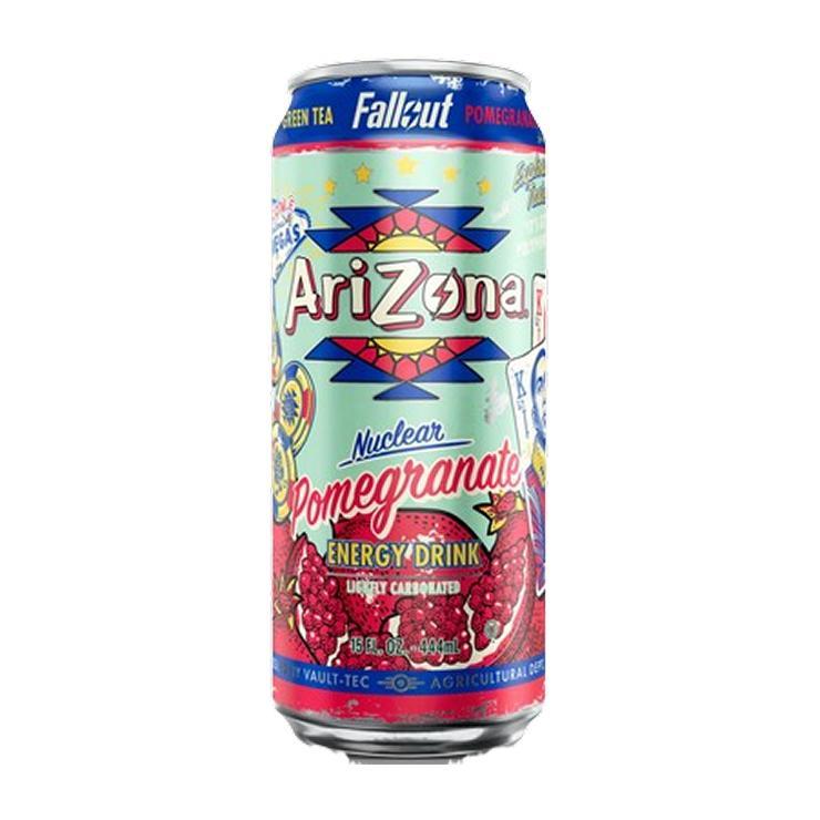 Напиток газированный Arizona Fallout Pomegranate тонизирующий США 444 мл., ж/б