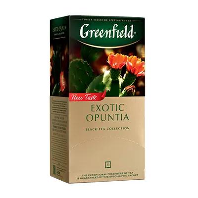 Чай Greenfield Exotic Opuntia черный 25 пакетиков 37,5 гр., картон