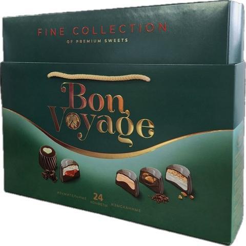 Набор конфет Bon Voyage premium зеленая 370 гр., картон