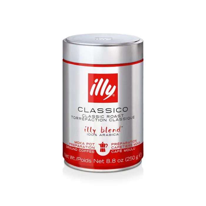 Кофе illy Classico Filtro молотый 250 гр., ж/б