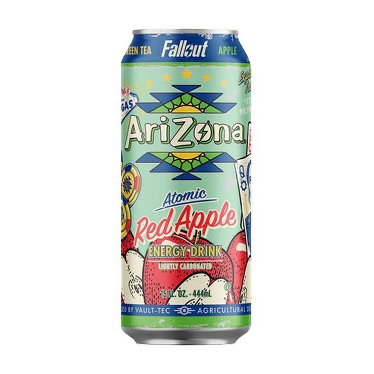 Напиток газированный Arizona Fallout Red Apple тонизирующий США 444 мл., ж/б
