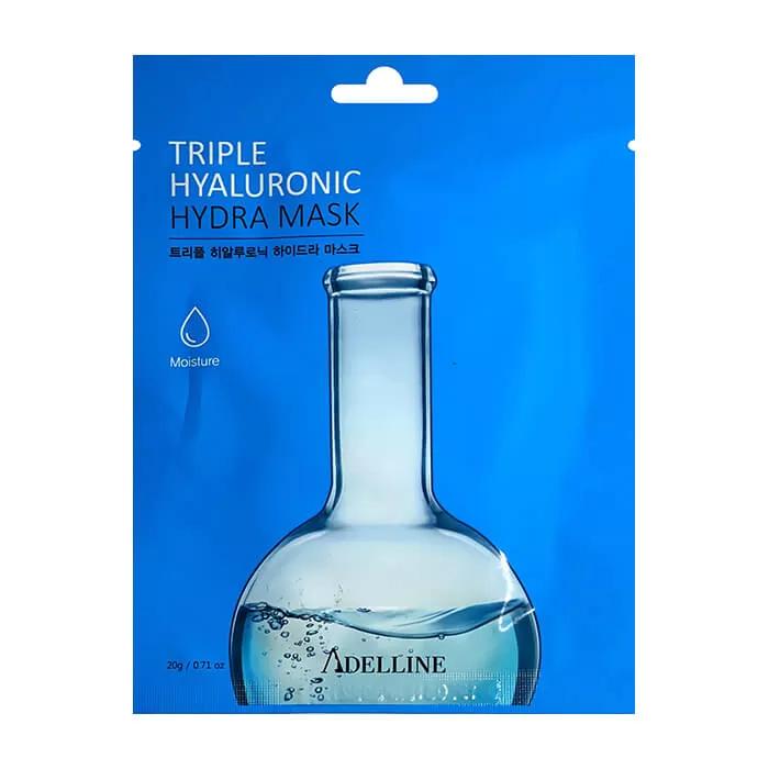 Тканевая маска Adelline Triple Hyaluronic Hydra Mask 20 гр., саше