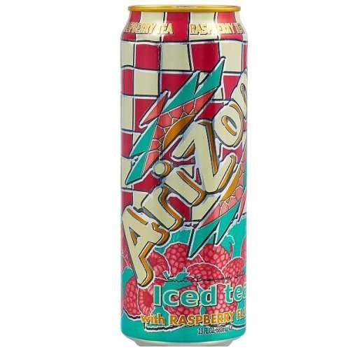 Чай холодный Arizona со вкусом малины 680 мл., ж/б