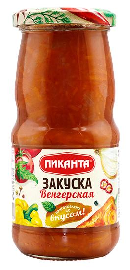 Закуска Венгерская Пиканта, 470 гр., стекло