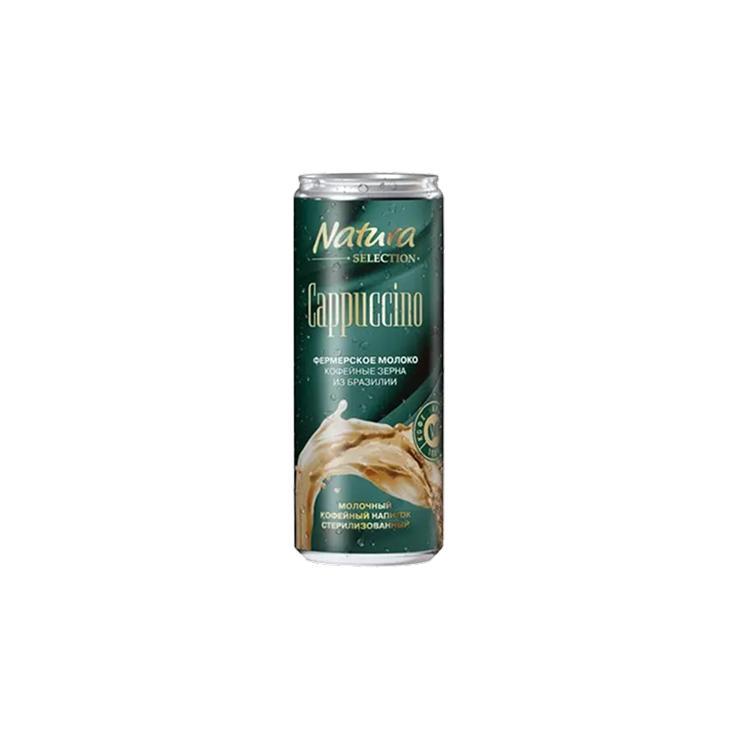 Напиток кофейный Natura Selection capuccino 220 мл., ж/б