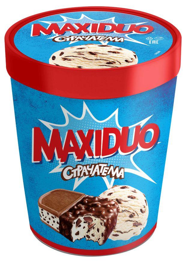 Мороженое пломбир Maxiduo 282 гр., ПЭТ