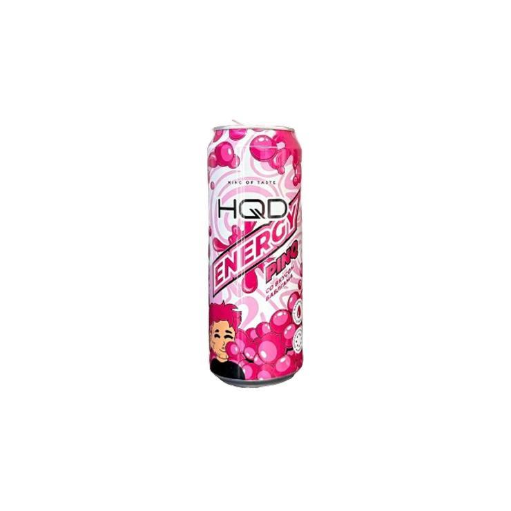 Напиток энергетический HQD energy bubble gum 450 мл., ж/б