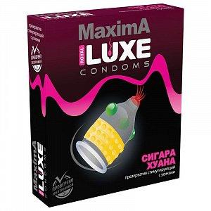 Презервативы Luxe Maxima  Сигара Хуана 1шт.*24, коробка