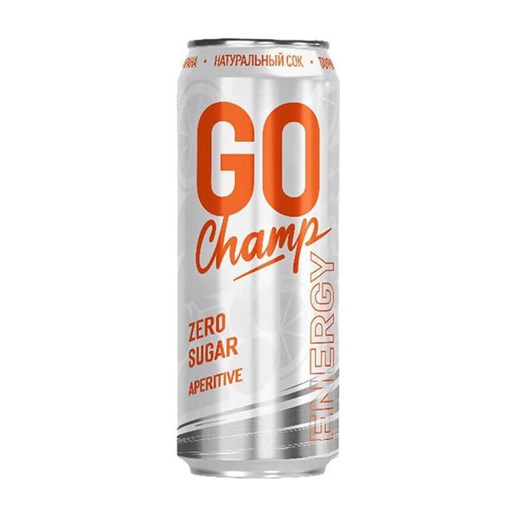Напиток энергетический Go Champ аперитив без сахара 450 мл., ж/б
