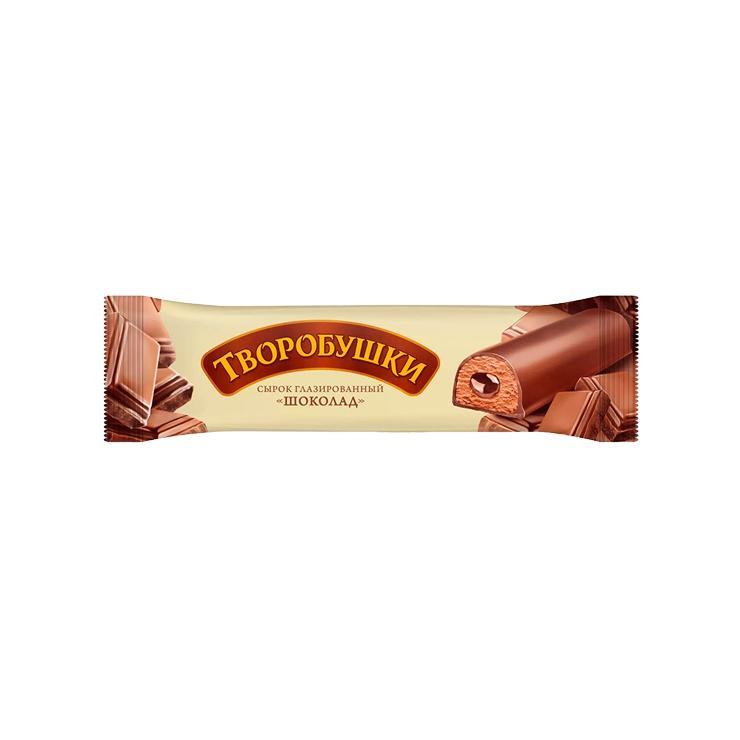 Сырок творожный Творобушки какао и шоколад глазированный 20% 40 гр., флоу-пак